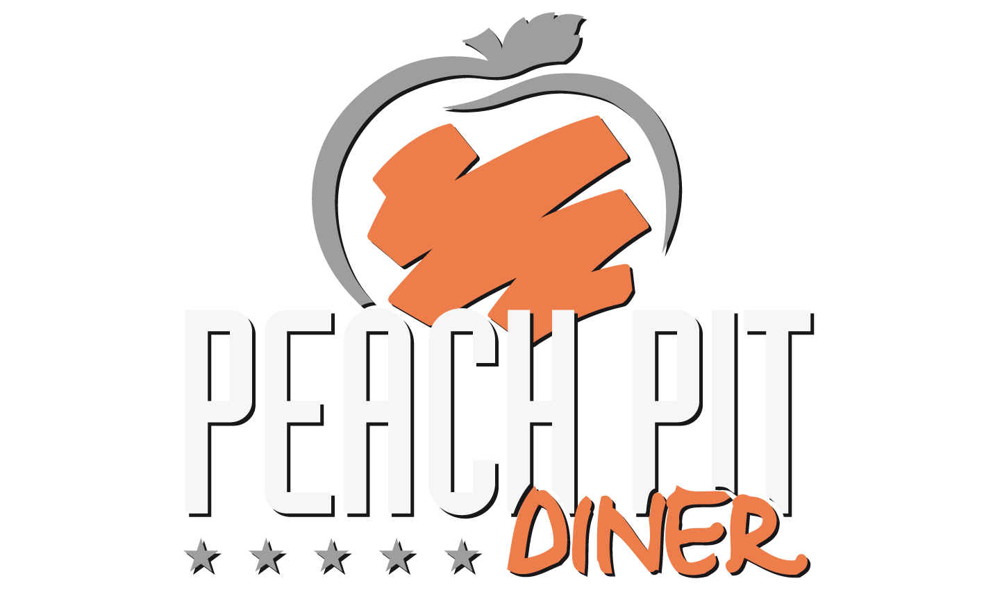 Logo Peach Pit Diner